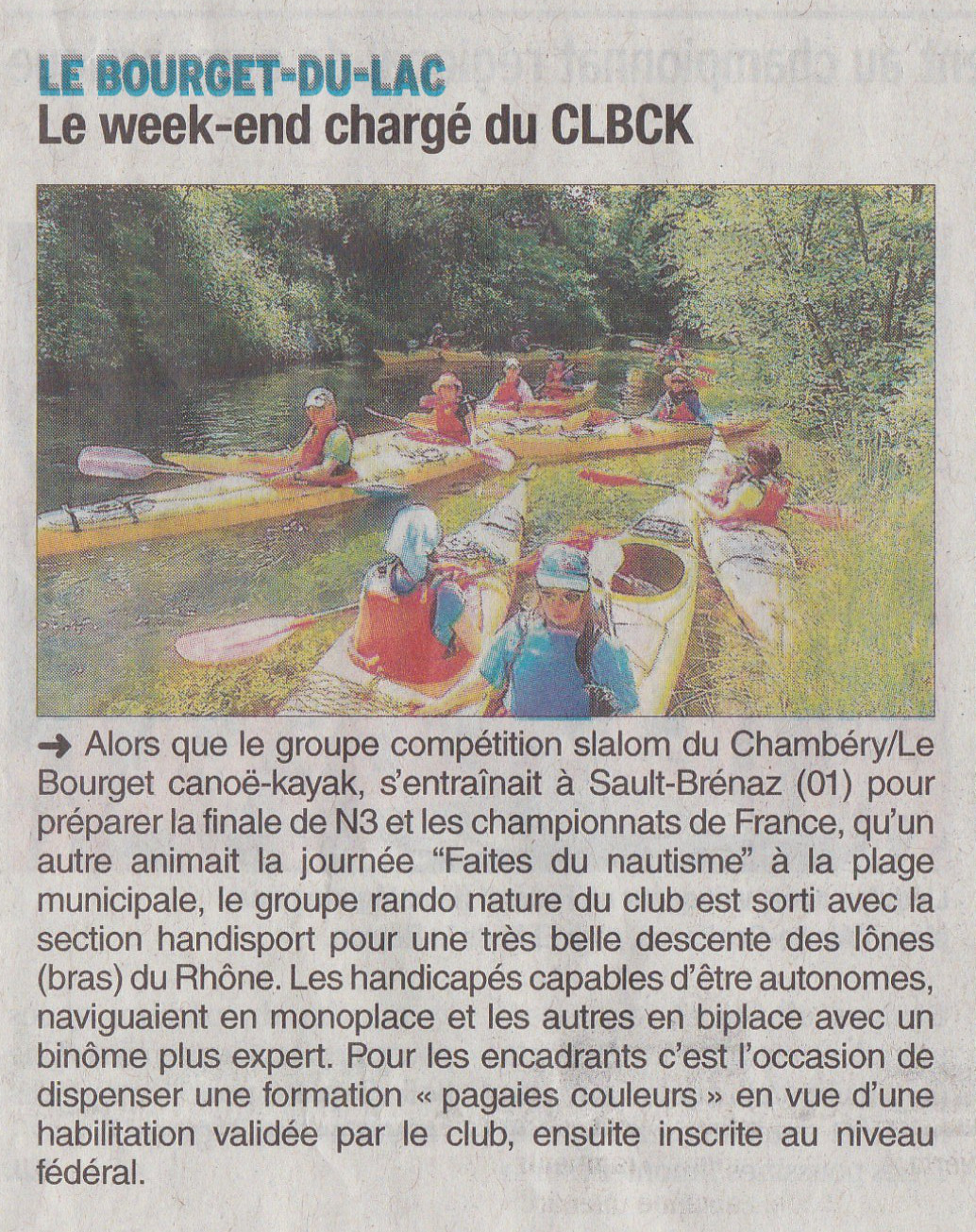 Articles week end juin