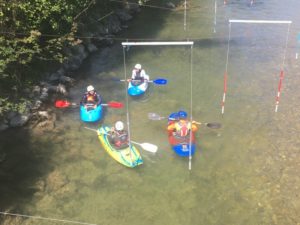 reprise de l'Ecole de pagaie au club de Chambéry le Bourget Canoë-kayak